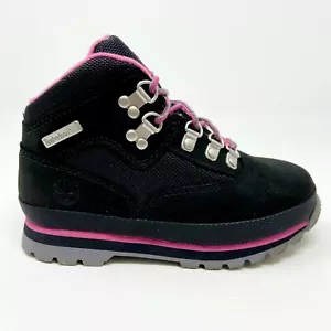 Timberland Euro Hike L/F Field Black Outdoor Toddler Black Boots 3187R - Picture 1 of 5