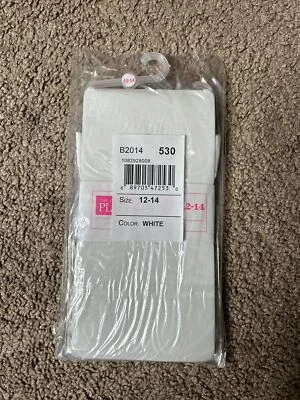 The Children's Place Girls Tights White Size 12-14 NEW - Image 1 of 4