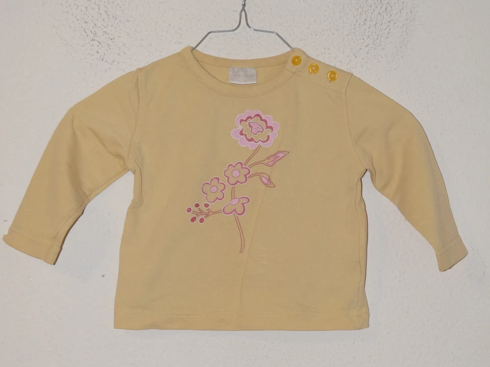 gelber Pullover / Sweatshirt Gr.74/80 impidimpi - Bild 1 von 1