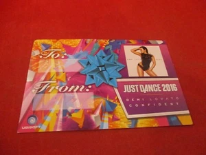 Just Dance 2016 PS4 Wii U Xbox One Demi Lovato Confident Promo Postkarte Ubisoft - Bild 1 von 2