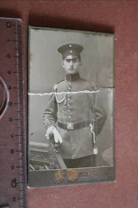tolles altes CDV Foto - Portrait eines Soldaten - Stuttgart  - Bild 1 von 2