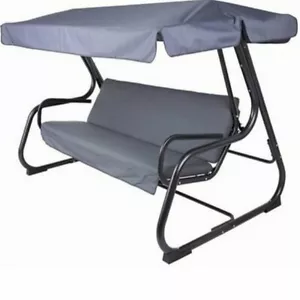 Cuscino Imbottito Per Dondolo 3 Posti azzurro Cm 150X 50 Cm tettuccio 200x125 - Imagen 1 de 12