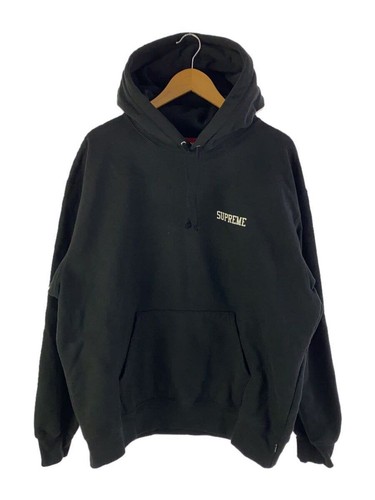 Felpa Supreme con cappuccio XL cotone nero usata