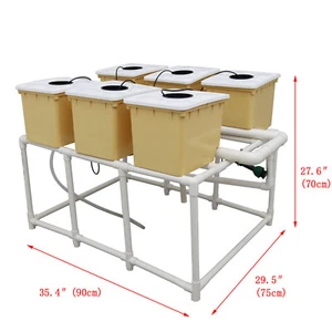 6 Standorte Box-Typ Hydroponisches Bato Eimer Grow System Indoor & Outdoor Grow System - Bild 1 von 16