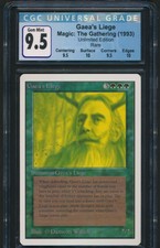 Unlimited Gaea's Liege CGC 9.5 Graded Magic MTG (8001)