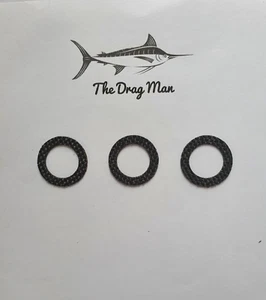 CARBONTEX DRAG WASHERS DAIWA 2023 AIRITY LT 2500-H, 3000-H, 4000-XH, 5000D-CXH - Foto 1 di 1