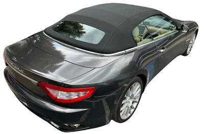 Tapa blanda convertible de repuesto para Maserati Gran Turismo Cabrio 2010-19 NEGRO Foto 1 de 4