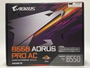 NEW OPEN BOX - GIGABYTE B550 AORUS PRO AC AM4 Socket AMD Motherboard (UD1035938) - Bild 1 von 3