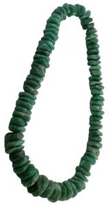 GREEN AVENTURINE 11MM TO 17MM GRADUATED BEAD SYRAND 16 INCH STRAND GAB27/112424 - Picture 1 of 1
