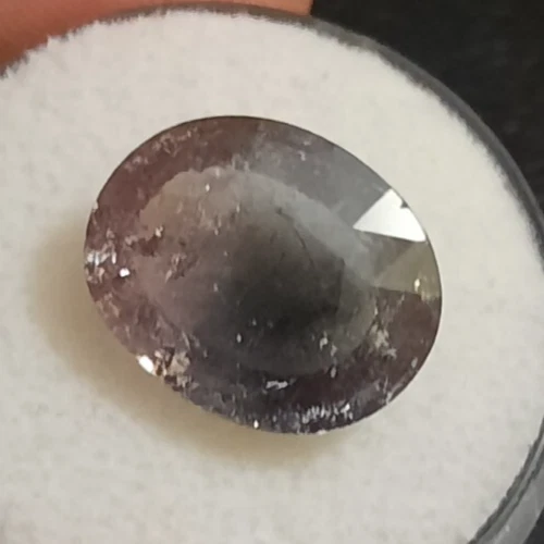 Super Sparkley Unique Large Bi-colored  Mozambique Tourmaline 6.78 ct 14.1x11.6 - Image 1 of 4