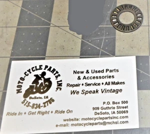 NTB 1226-IKO AXIAL NEEDLE BEARING 12X26X2MM NOS 1 QUANTITY OEM FREE SHIPPING - Imagen 1 de 1