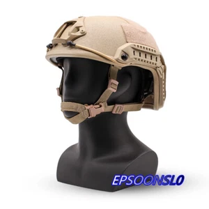 Tactical NIJ IIIA Ballistic Helmet GA2 Bulletproof Khaki Headgear UHMW-PE Size L - Picture 1 of 7