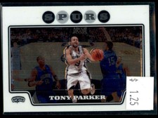 2008-09 Topps Chrome Tony Parker San Antonio Spurs #9