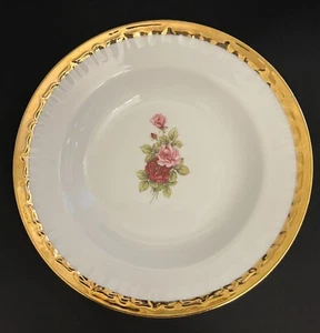 Cuenco de oro de 24 quilates Baviera Alemania hecho a mano vintage - Imagen 1 de 12