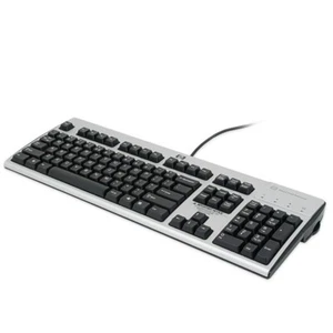 HP KUS0133 USB Silber Tastatur integrierter CAC Smart Card Reader 435385-001 POS - Bild 1 von 2