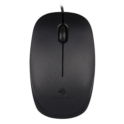 Zebronics Zeb-Power Wired USB Mouse, 3-Button, 1200 DPI Optical Sensor - Image 1 of 4