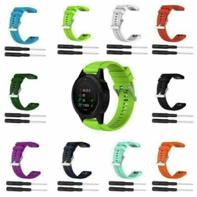 Per Garmin Fenix 3/3 HR/Zaffiro e Quatix 3 Silicone Sostituisci Cinturino Orologio Cinturino N - Immagine 1 di 4