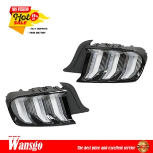 LED Red Tail Light Assembly For Ford Mustang 2015-2022 Driver + Passenger Side - Foto 1 di 10