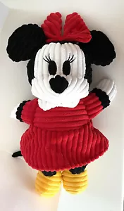 Peluche pupazzo Disney Parks Minnie Mouse balena larga in velluto a coste nuovo - Foto 1 di 2