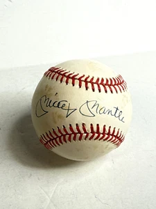 Mickey Mantle Signed OAL Baseball Bobby Brown PSA AH06159 - Picture 1 of 2