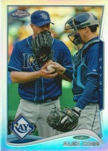2014 TOPPS CHROME # 48 ALEX COBB REFRACTOR - Picture 1 of 1