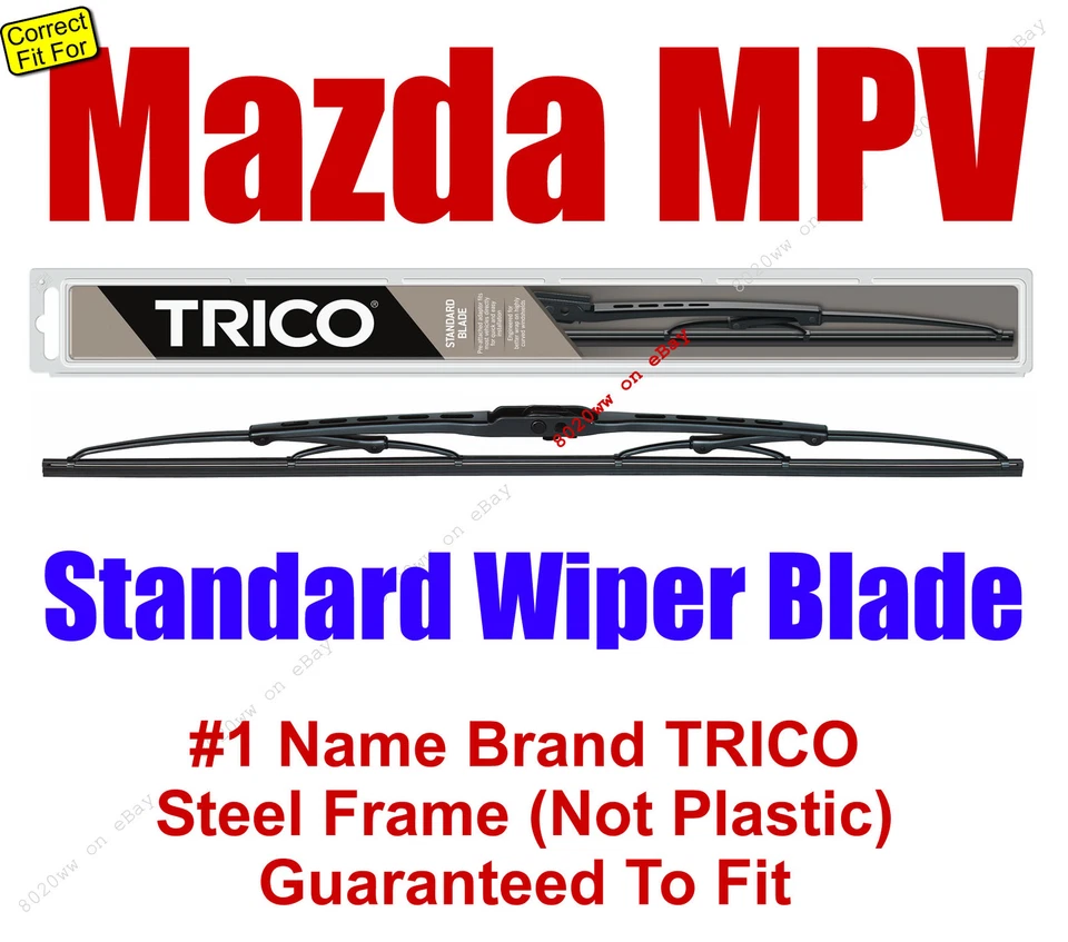 Escobilla limpiaparabrisas grado estándar - se adapta a Mazda MPV 2000-2006 (cantidad 1) - 30240 Foto 1 de 1