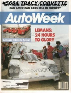 June 22 1987 Autoweek LeMans 24 Hour BMW Batmobile 3.0CSL Tribute Enzo - Picture 1 of 1