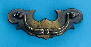 Brass Antique Hardware Colonial Chippendale Batwing Drawer Pull 3"centers