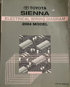 2004 Toyota Sienna Electrical Wiring Diagrams Manual Original Schematics - Bild 1 von 9