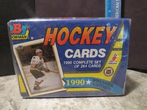 1990-91 JUEGO DE 264 TARJETAS DE HOCKEY BOWMAN SELLADO DE FÁBRICA (COMO NUEVO) - Imagen 1 de 4