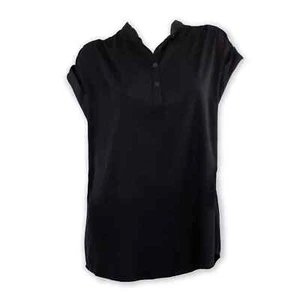 Harley-Davidson® Women's Shirt Short Sleeve Stretch Rayon Black (L) 96870-19VW - Picture 1 of 3