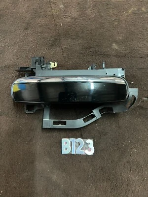 Manija de puerta exterior del pasajero delantero derecho Audi C6 A6 S6 2005-2011 negra OEM Foto 1 de 4