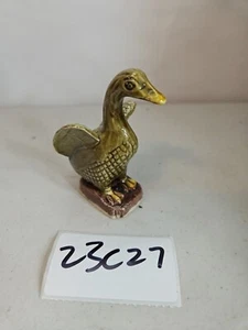Duck Goose Chinese China Porcelain Ceramic Glaze Figure Figurine Antique 23c27 - Picture 1 of 8