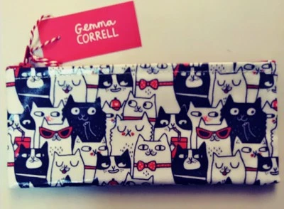 Estuche para lápices Ohh Deer Cat Lover - Gemma Correll Cat Lover Medias Stuffer Nuevo Foto 1 de 4