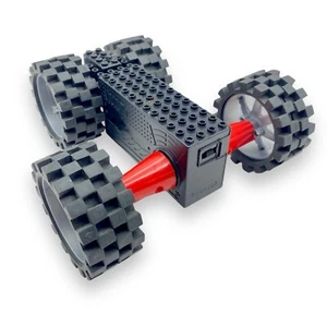 Eje de vehículo a batería Knex motor tracción delantera y trasera 2 ruedas probado - Imagen 1 de 5