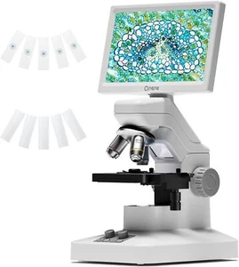 Lab Biological Microscope Camera Student Microscope Biological Science 7" Screen - Picture 1 of 9