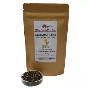 (5,98€/100g) ShrimpTastic diente de león palos 50g / para camarones, caracoles, ballenas - Imagen 1 de 2
