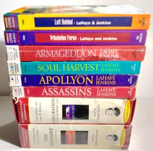 Lot  of 8 Audio Cassettes by Tim LaHaye & Jerry B Jenkins Brand New (5) Used (3) - Picture 1 of 10