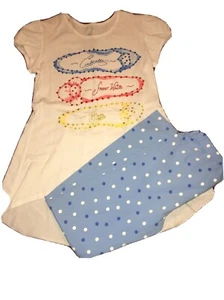 Disney Girls Leggings / Shirt Set NWT- Cinderella Snow White & Belle Size Large - Picture 1 of 10