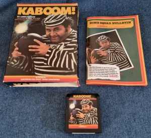 Atari 400 800 XE Etc Game Kaboom Boxed with Manual - Picture 1 of 4