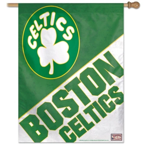 Boston Celtics Hardwoods Classics Vertical Flag 27" x 37" - Wincraft Cover