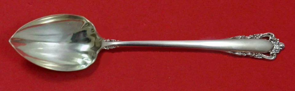 Cuchara acanalada de pomelo de plata esterlina Carillon by Lunt hecha a medida 5 3/4" Foto 1 de 1