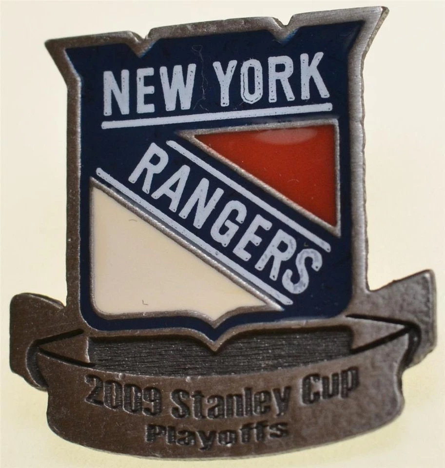 New York Rangers 2009 Stanley Cup Playoffs Esmalte Solapa Sombrero Prendedor MSG NHL Hockey Foto 1 de 1