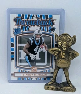 2025 Donruss #32 Tetairoa McMillan Rated Rookies Throwback Carolina Panthers - Picture 1 of 3