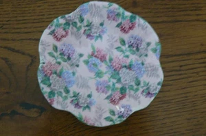 Vintage Shelley China England Summer Glory Chintz Trinket Pin BonBon Dish - Picture 1 of 5