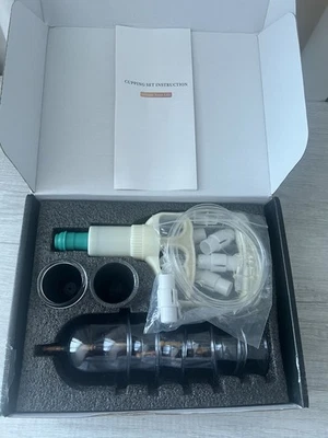 12 Cups Chinese Cupping Set Vacuum Suction Cups for Pain Relief Physical Therapy - Image 1 of 4