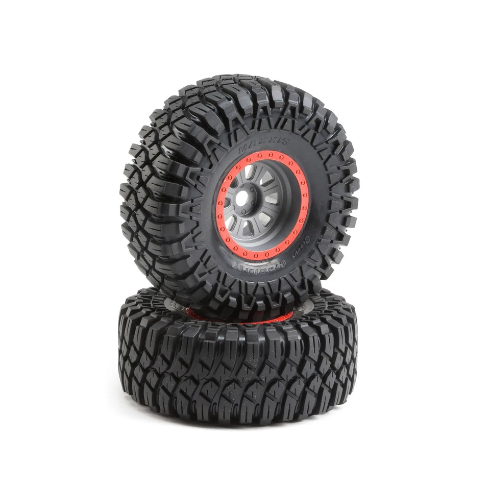 Losi Maxxis Creepy CrawlerLTSilverMntd2SuperRockRey LOS45029 RC Tire - Image 1 of 1