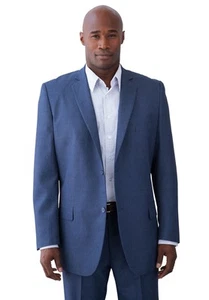 KingSize Men's Big & Tall Easy Movement Two-Button Jacket - Picture 1 of 22