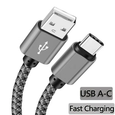 Fast USB Charging Cable Compatible with iPhone | Durable Nylon 1m Cord - Image 1 of 4