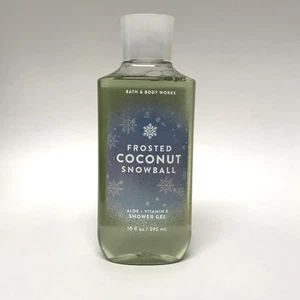 Bath & Body Works Gel Doccia Smerigliato Cocco Palla di Neve, 10 oz | Aloe + Vitamina E - Foto 1 di 2